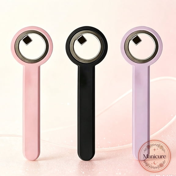 Nail Art Magnet Wand With Handle, Round Circular Magnetic Stick For Cat Eye Gel Polish, Reusable Manicure Magnet Tool For Creating Cat‑Eye Nail Effect, Home Diy And Salon Nail Art Supplies(字符:197)