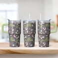 thumbnail image 2 of 20OZ Unicorn Themed Cup with Handle Stainless Steel Travel Tumbler Ideal Gifts for Women Unicorn Fans Suitable for Birthday Christmas and Poolside Relaxation, 2 of 6