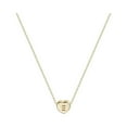 thumbnail image 2 of Fiaya Women Tiny Gold Initial Heart Necklace, Gold Filled Handmade Dainty Personalized Letter Heart Choker Necklace Gift Women Necklace (E), 2 of 2
