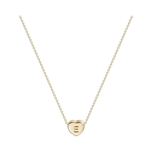 Collares Lisbinx para mujer, regalo de moda para mujer, cadena con colgante de 26 letras y nombre en inglés, joyería