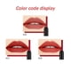 thumbnail image 2 of Juego de 3 lápices labiales y delineador de labios mate, color beige nude, marrón, rojo, malva, delineador de labios en gel vegano, delineador de labios y lápiz labial, resistente al agua y suave, 2 of 5