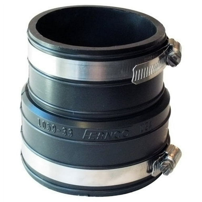 Fernco Schedule 40 4 in. Socket x 4 in. Dia. Socket PVC Flexible