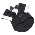 thumbnail image 1 of Ropa para Mascotas Sunnimix Traje Elegante Pajarita Negro-L Esmoquin de la Boda del Perro del Gato, 1 of 8