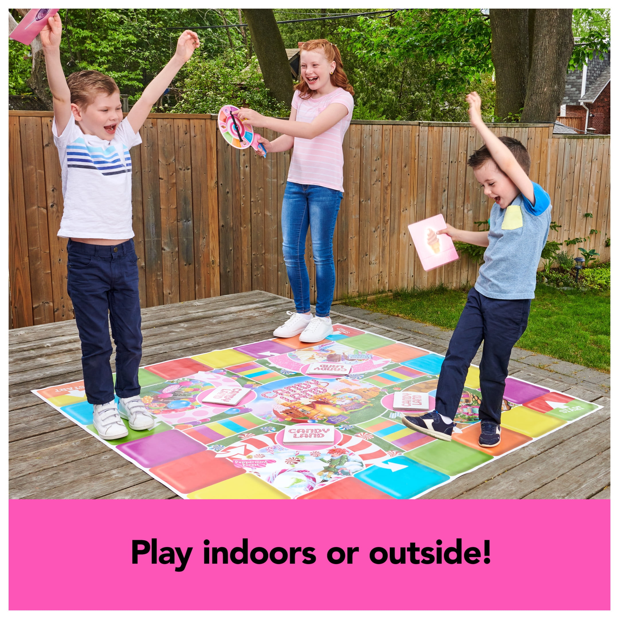 Spin Master Games, Candy Land Giant Edition Board Game, for Ages 4 and up