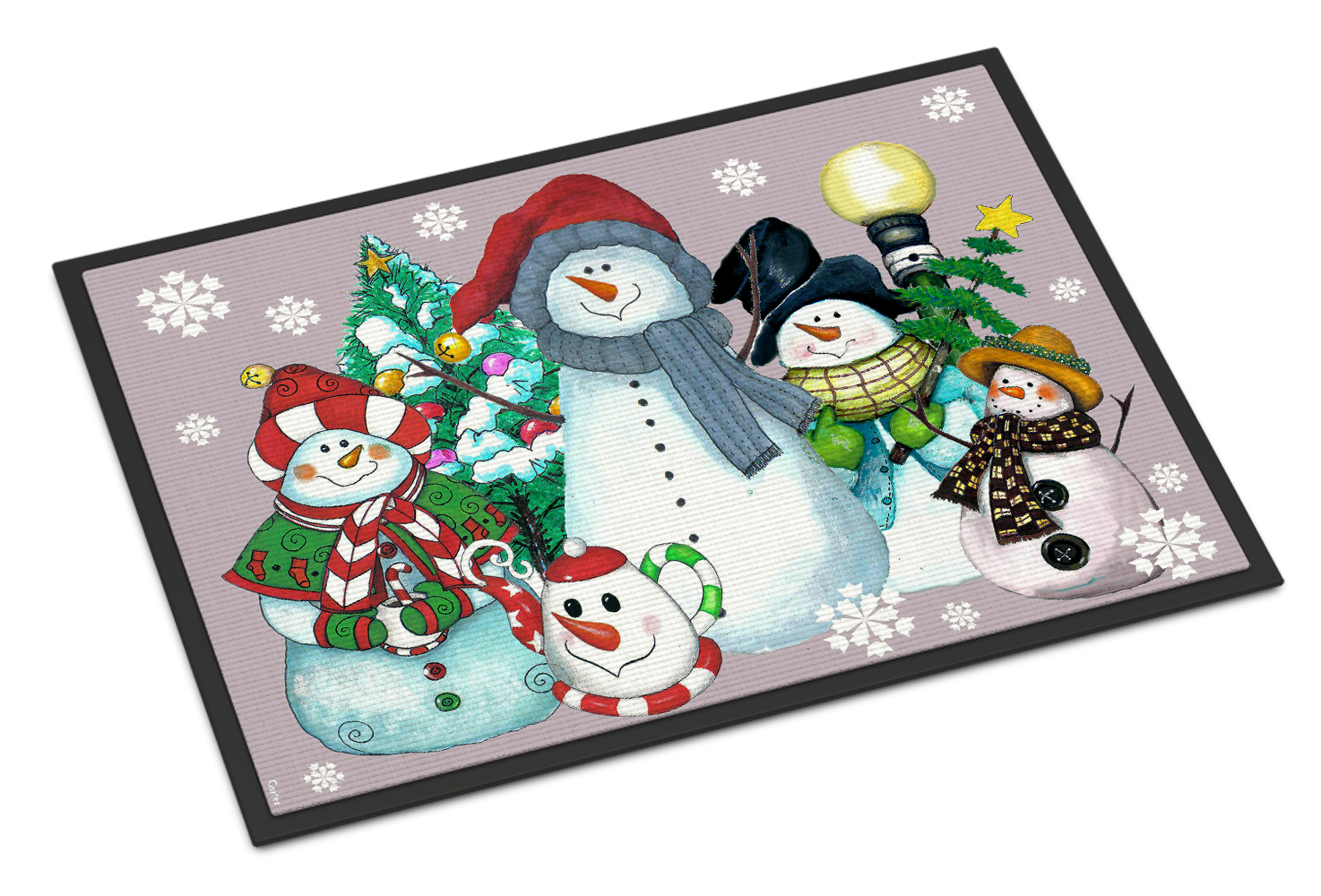 Snowman Collection For the Holidays Door Mat