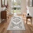 thumbnail image 2 of KUETH 2X7 Vintage Runner Rug Machine Washable Rugs for Living Room, Non Slip Flat Pile Rug with Rubber Backing, Boho Rug for Entryway Hallway Kitchen and Corridor, 2 of 5