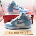 thumbnail image 2 of N I-K-E Dunk High Retro Blue Chill White DD1399-401 Men's Size, 2 of 6
