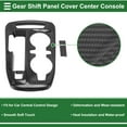 thumbnail image 5 of Central Control Gear Shift Panel Trim Cover for Chevrolet Trax 2024-2025 Gear Shift Control Anti-Scratch Panel Sticker Carbon Fiber Black, 5 of 6
