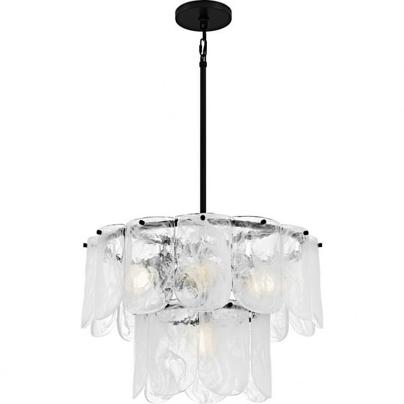 CAS2824MBK Quoizel Lighting Cassidy - 5 Light Pendant-15.75 Inch Tall and 23.5 Inch Wide