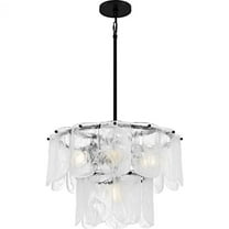 CAS2824MBK Quoizel Lighting Cassidy - 5 Light Pendant-15.75 Inch Tall and 23.5 Inch Wide