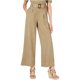 thumbnail image 1 of JOA Pantalones de pierna ancha casuales con cinturón para mujer, verde, grande, 1 of 2