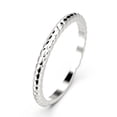 thumbnail image 2 of 18K White Gold Over Silver Ring, 2 of 4