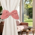 thumbnail image 4 of 2 Pcs Velvet Bow Curtain Tiebacks Drapes Tie Backs Velvet Curtain Tiebacks Drapes Holders for Bedroom Decor, Baby Nursery Decor Farmhouse Decorations, 4 of 8