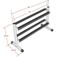 thumbnail image 5 of Deltech Fitness 55" Two-Tier Dumbbell Rack (DF513), 5 of 5