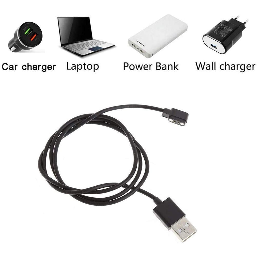 Magnetic Charger Charging Cable For Smart Watch Magnetic Plug 2-Pin Distance. Q7O5