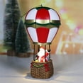 thumbnail image 2 of Adornos Navideños Luminosos, Decoración de Resina para el Hogar, Globo Aerostático de Papá , Decoración Navideña en Miniatura C, 2 of 4