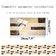 thumbnail image 3 of Decoración Adhesivos de cristal para azulejos de pared 1 unidad Adhesivo para cocina 2D Adhesivo para baño Azulejos de pared Manualidades y costura, 3 of 8