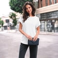 thumbnail image 4 of SUNBS Womens Summer Tops Short Sleeve Sweaters Tunic Tops Dressy Casual Business Shirts, 4 of 8