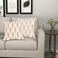 thumbnail image 4 of Burnt Orange Pillow Covers 18x18 Inch Bohemian Geometric Decorative Throw Pillow Covers Modern Boho Outdoor Pillowcases Cotton Linen Cushion Covers for Couch Sofa Bed Home Decor (Pack of 2), 4 of 6