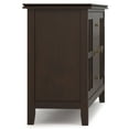 thumbnail image 6 of Simpli Home Artisan 60 inch Wide Solid Wood Contemporary Large Sideboard Buffet in Dark Chestnut Brown, 6 of 13