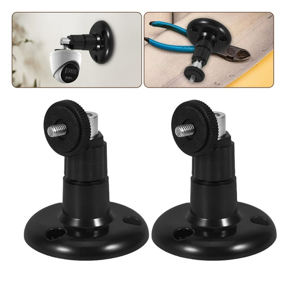 OUNONA 3pcs Wall Mount Camera Bracket Adjustable Security Camera Stand For Indoor And Outdoor Use Easy Installation Wall Bracket