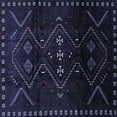 thumbnail image 1 of Ahgly Company Indoor Square Persian Blue Traditional Area Rugs, 3' Square, 1 of 4
