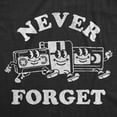 thumbnail image 2 of Mens Funny T Shirts Never Forget Retro Technology Sarcastic Tee For Men Graphic Tees, 2 of 9