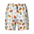 thumbnail image 4 of Lsque Mens Swim Trunks Floral Strawberr Pattern - Bathing Suit Compression Liner - Beach Swim Shorts Swimwear - (S-3XL) - Stretch Quick Dry -X-Large, 4 of 9