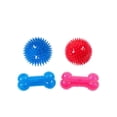 thumbnail image 5 of 1pc Tpr Dog Toy, Squeaky Spiked Bone Shaped, Durable For Teeth Cleaning & Grinding, 5 of 5