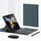 thumbnail image 1 of Leather Fold Stand Keyboard For Samsung Galaxy Z Fold 2 3 4 Bluetooth Wireless Keyboard With Stand and Pen Slot Case Cover, 1 of 5