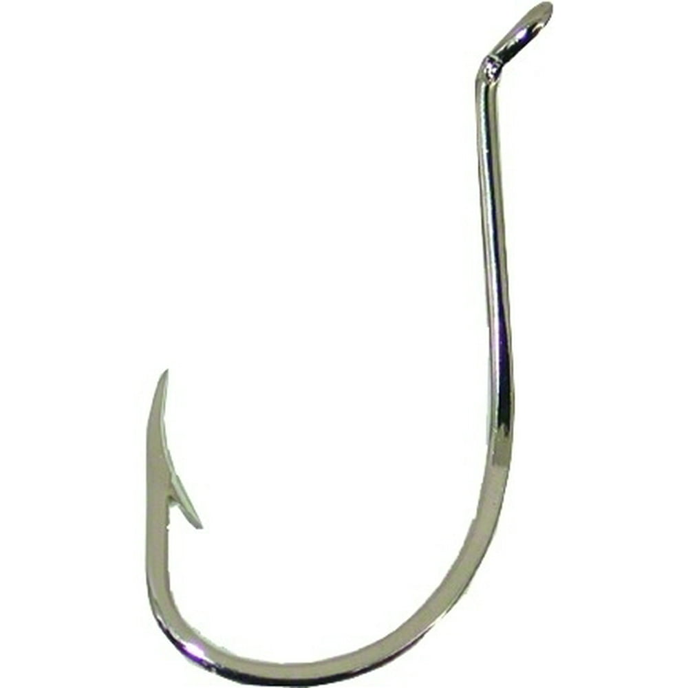 Mustad 92553-NI-8/0-5 Classic Beak Hook Size 8/0 Barbed Forged 1X - Walmart.com - Walmart.com