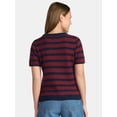 thumbnail image 3 of Time and Tru Women's Sweater Tee with Short Sleeves, Lightweight, Sizes XS-XXXL, 3 of 5