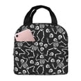 thumbnail image 1 of Easygdp Skeletons Dancing Bolsa Térmica Premium - Tela Oxford Impermeable, Gran Capacidad, Bolsillo Frontal, Unisex para Trabajo, Escuela, Actividades al Aire Libre y Picnics, 1 of 8
