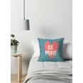 thumbnail image 2 of Awkward Styles Inspirational Decorative Pillow Covers Be Mine Heart Throw Cushion Case, 2 of 2