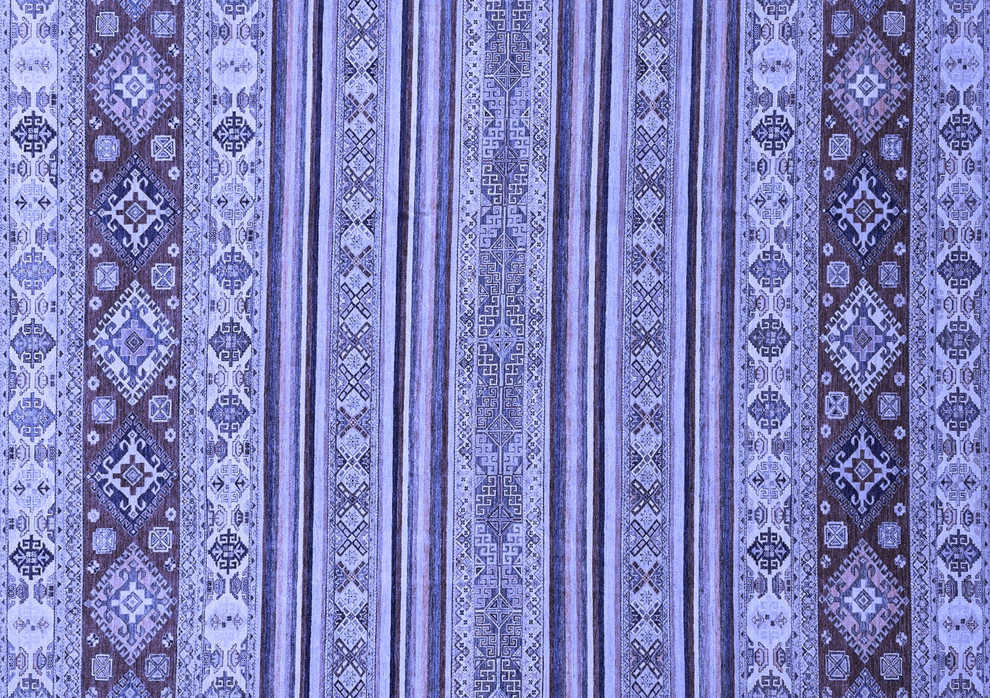 Ahgly Company Indoor Rectangle Abstract Blue Modern Area Rugs, 4' x 6