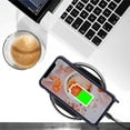 thumbnail image 5 of Silicone Case Compatible with iPhone 12 Pro, Adjustable Crossbody Necklace, Lanyard Neck Strap Protective Case Cover (Navy Blue, iPhone 12 Pro), 5 of 13