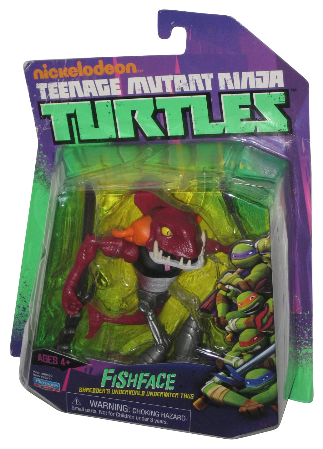 5" rare Playmates Toy TMNT Nickelodeon Teenage Mutant Ninja Turtles Figure Gift 