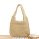 thumbnail image 5 of Bolso de paja tejido a mano con un solo hombro, beige, 5 of 5