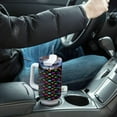 thumbnail image 7 of SKYSONIC 40oz Colorful Dog Paw Print Tumbler With Lid And Straw Travel Coffee Mug Stainless Steel Insulated Thermal Tumblers Cup, 7 of 7