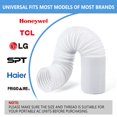thumbnail image 5 of 1pcs Plastic Portable Air Conditioner Hose Portable Air Conditioner Hose 5.9inch Diameter, AC Hose Exhaust Vent With Clockwise Thread 80 Inch Length, Compatible for LG Air Conditioner, 5 of 9