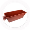 thumbnail image 2 of PAMINGONO Set of 6 Dark Red Plastic Planter Boxes for Garden, Balcony, Home Planting and Outdoor Use, 2 of 5
