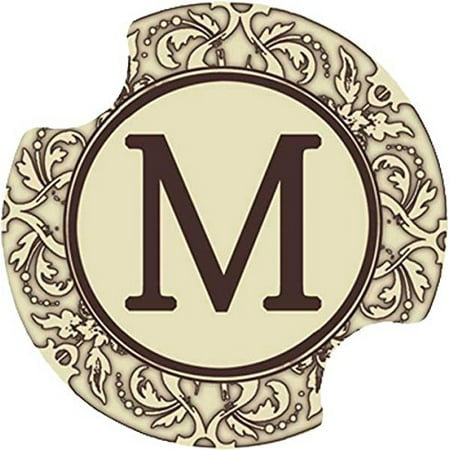 

Thirstystone Monogram M Car Cup Holder Coaster 2-Pack (DMM)