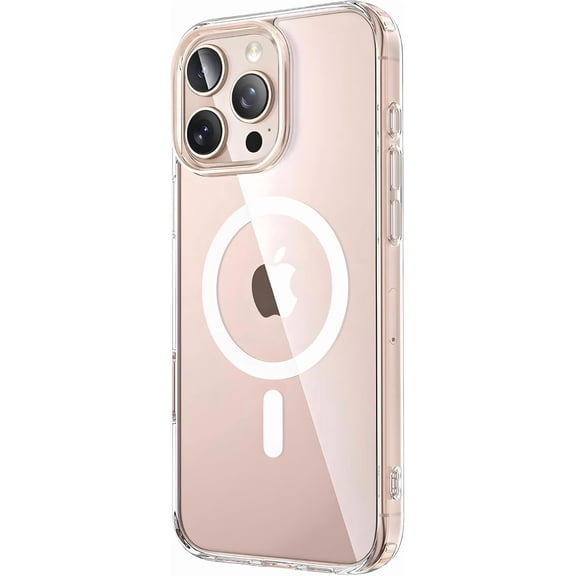 UPTECH 1 Magnetic Clear Case Compatible with iPhone 16 Pro Max 6.9-Inch, MagSafe Compatible, Shockproof Transparent Protective Phone Cover