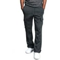 thumbnail image 1 of Liacowi Liacowi Men´s Urban Straight Leg Jogger Heavy Weight Fleece Cargo Pocket Sweat Pants, 1 of 7
