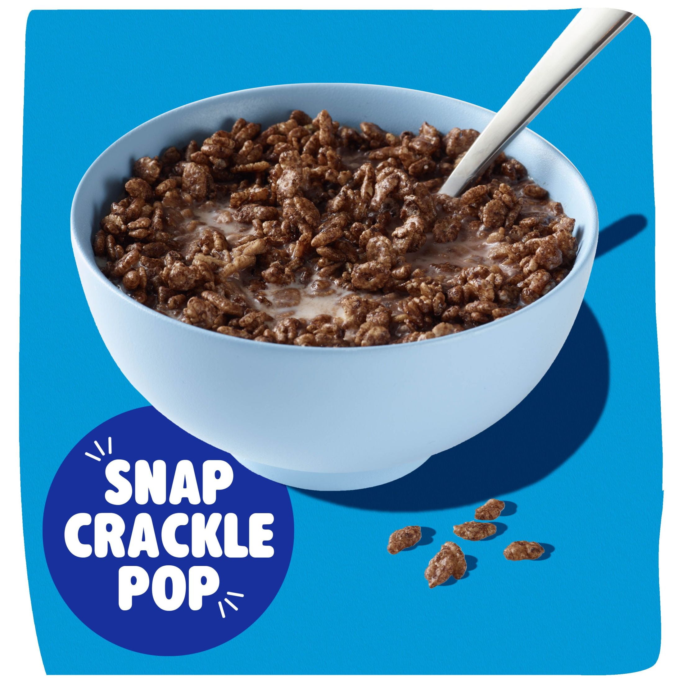 Kellogg's Cocoa Krispies Breakfast Cereal, Kids Snacks, Family Breakfast, Family Size, Chocolatey Flavor, 19oz (Pack 6)