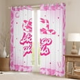 thumbnail image 2 of Castle Fairy Western Cowgirl Curtains Pack of 2 (42x84 Each) for Female Girls,Cow Print Curtains Blackout,Bling Glitter Bedroom Curtains,Microfiber Bedroom Decor, 2 of 6