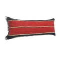 thumbnail image 5 of Ox Bay Atlantis Americana Striped Jute Braiding Lumbar Pillow, Red / Navy / Tan, 14" x 36", Count per pack 1, 5 of 11
