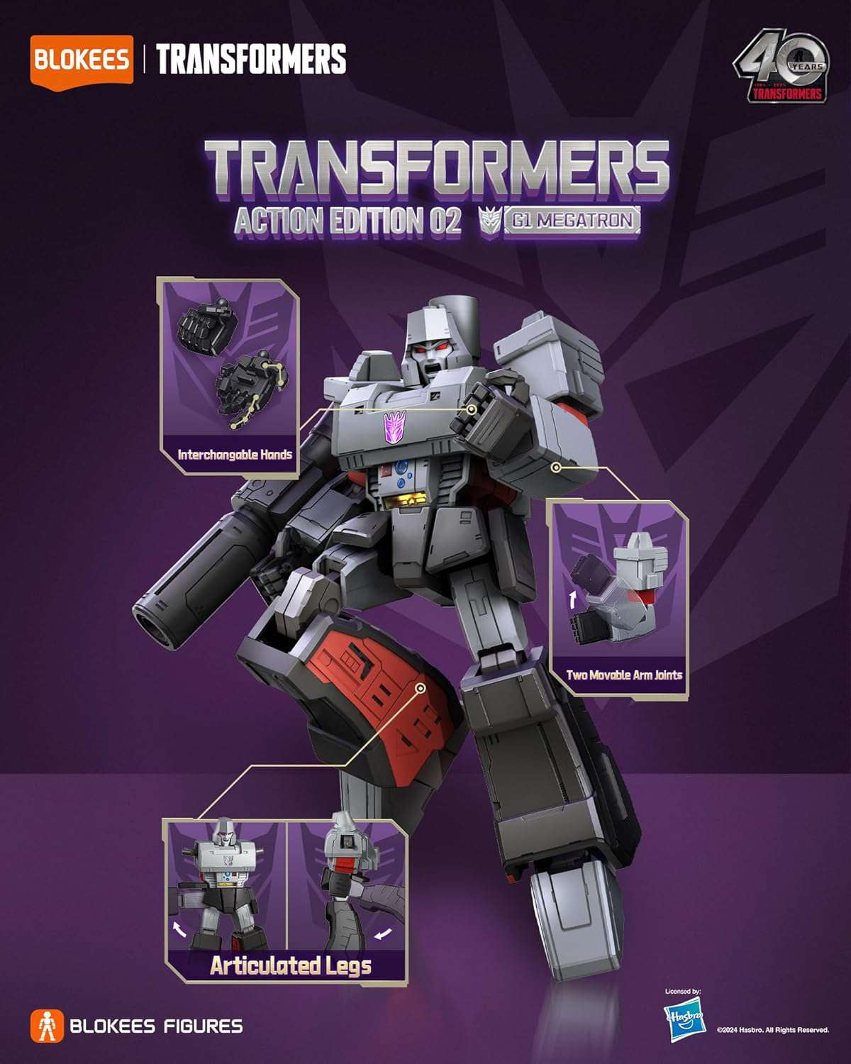 Blokees Transformers Action Edition 02 Megatron