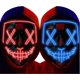 thumbnail image 1 of Halloween Mask LED Light up Mask for Festival Cosplay Halloween Costume Masquerade Parties, 1 of 5