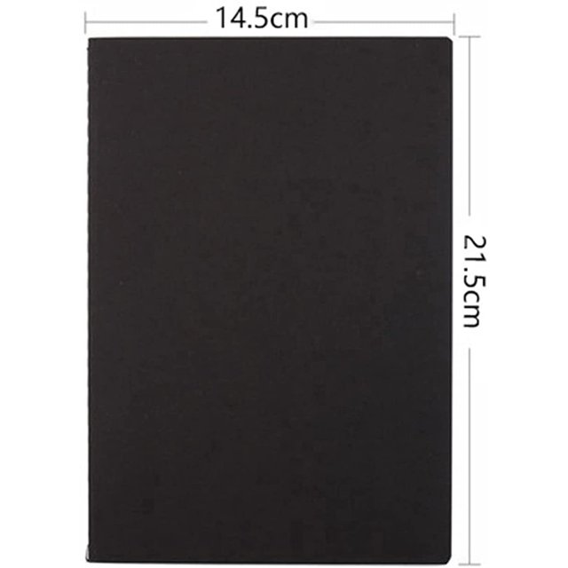 Notebook A5 Kraft Paper Notebook Journal Diary Drawing Notepad for Students Kids Office School Supplies 30 Sheets 60 Pages Exquisite Craftsmanship, Convenient and Practical (Color : Yellow)